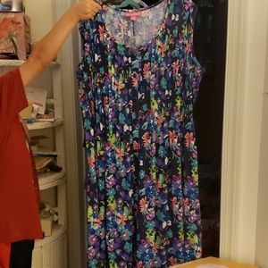 1x Woman Within Floral Dess